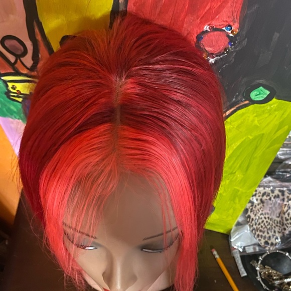 Accessories - Red pink bob